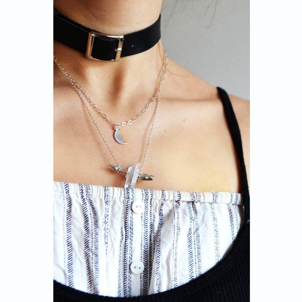 GENUINE Leather Classic CHOKER / Bracelet/Choker/Necklace